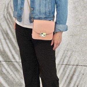 Apostrophe Black Pinstripe Trousers